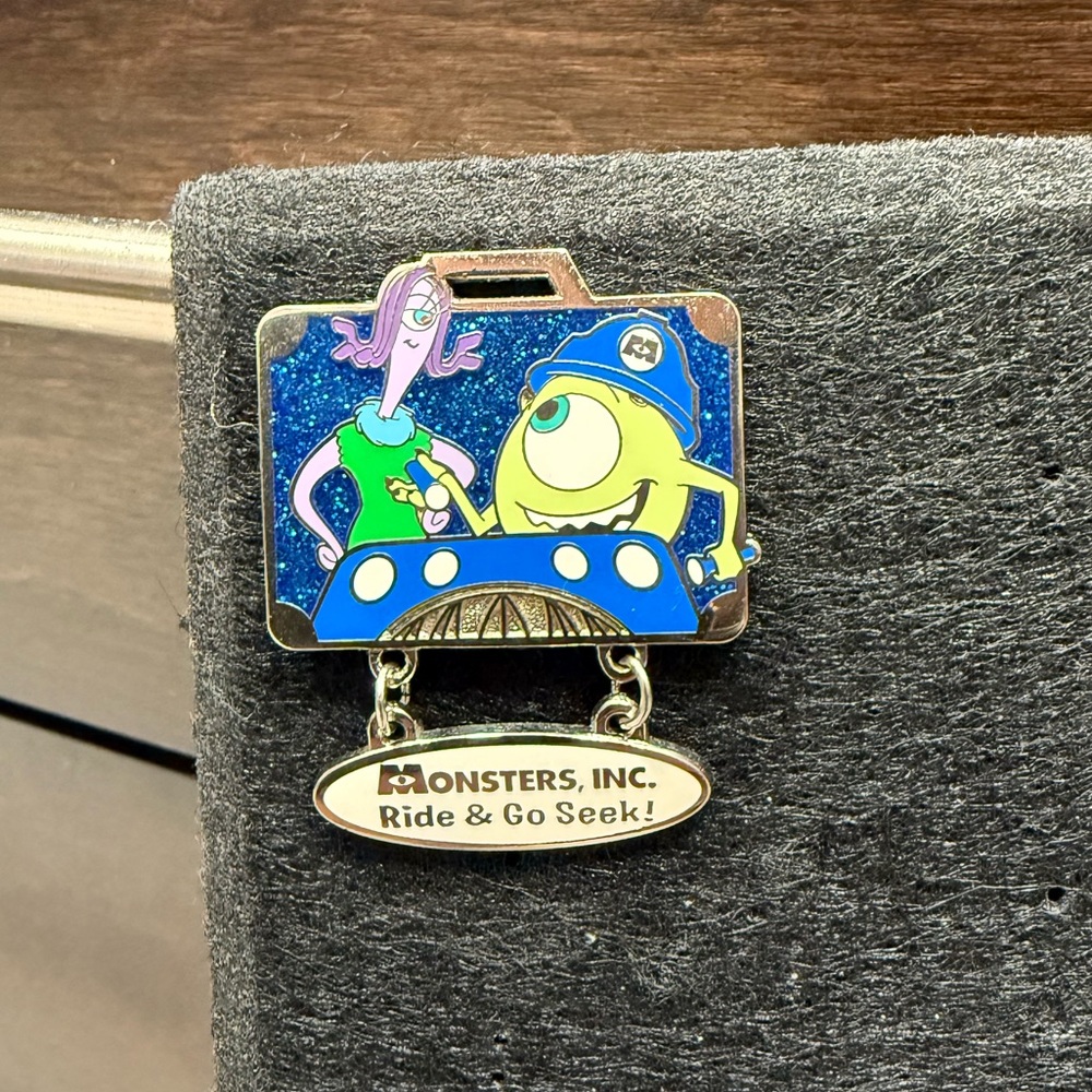 Monsters inc Ride & Go Seek Tokyo Suitcase Pin